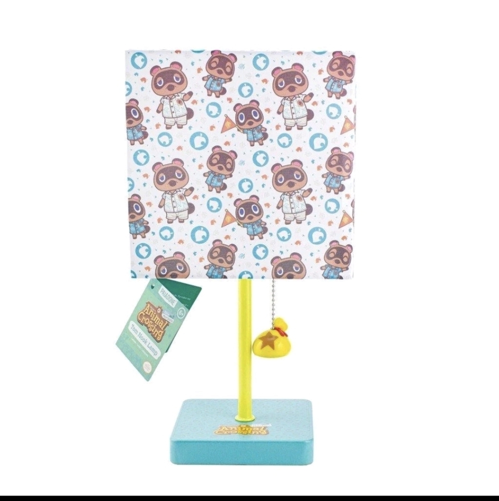 PALADONE NEW ANIMAL CROSSING NEW HORIZONS TOM NOOK 14" DESK LAMP COLLECTABLE NEW